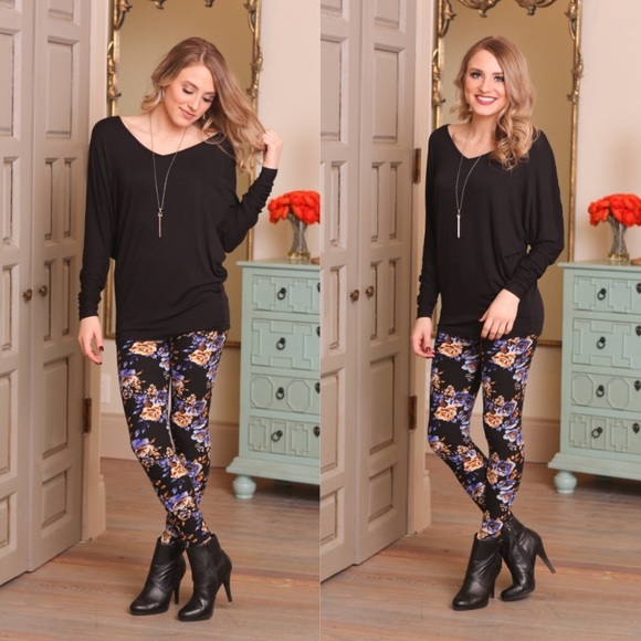 PLUS floral leggings - Picture 3 of 3